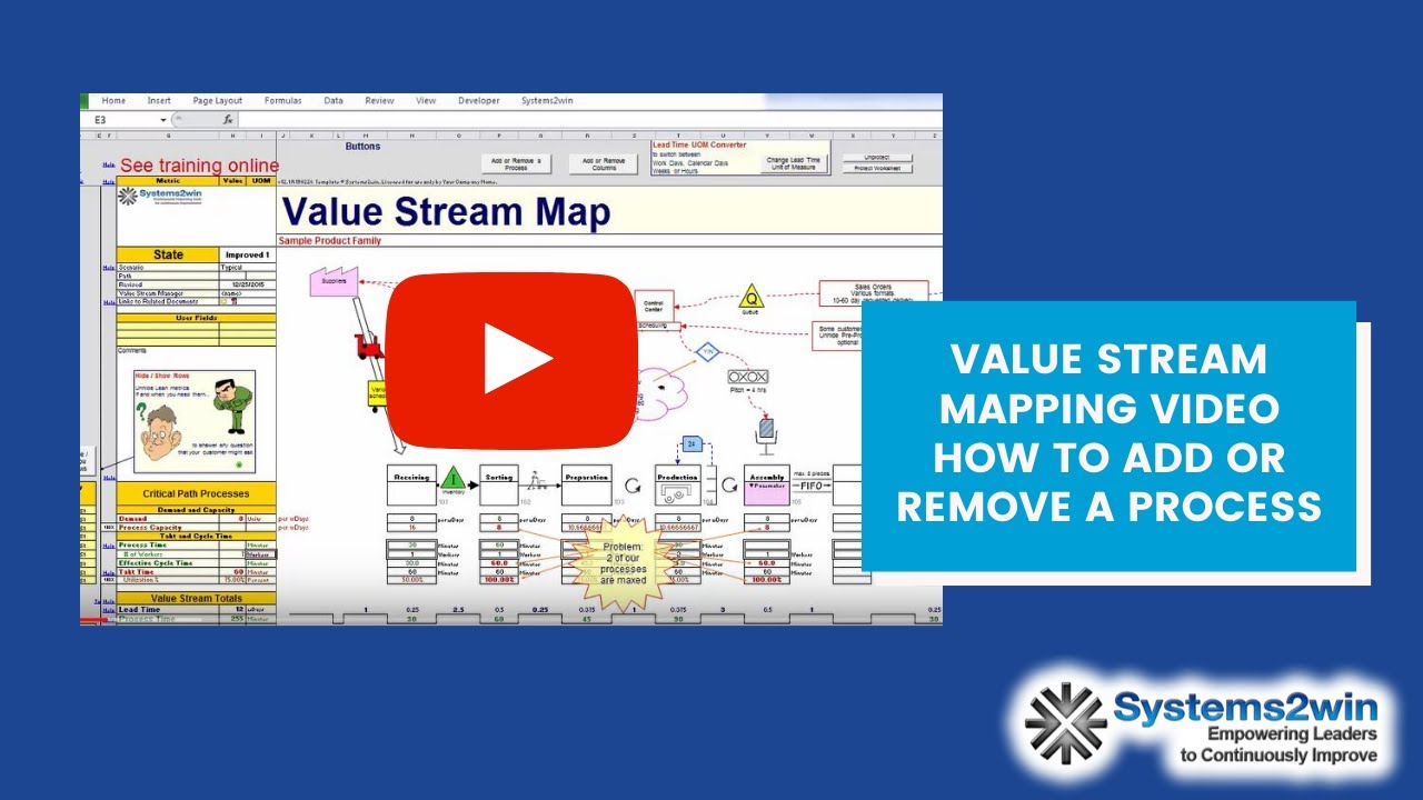 value stream mapping template visio 2010